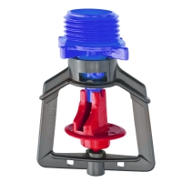 Micro-asperseur RONDO tête en bas ailette rouge