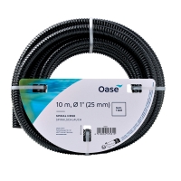 Tuyau annelé ultra souple bassin noir 1 bar