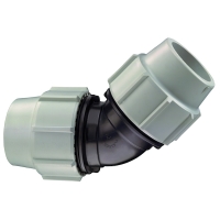 Coude 45° à compression 7460