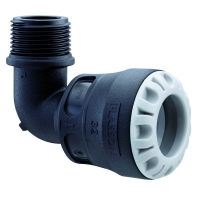 Coude à compression fileté 10850