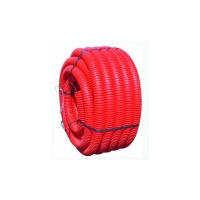 Gaine TPC annelée rouge