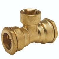 Té à serrage extérieur taraudé