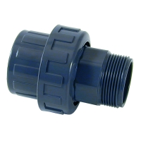 Union PVC pression 05 50 mâle/femelle