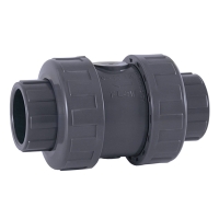 Clapet PVC à ressort à coller femelle