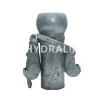 Raccord HR type BAUER mâle long avec collier S2 galva