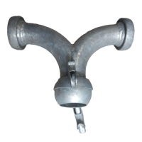 Té de fin de ligne type ROTO mâle x femelle x femelle