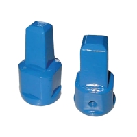 Carré de manœuvre pour vanne à opercule caoutchouc