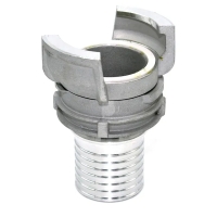 Demi-raccord symétrique réduit cannelé à verrou