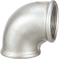 Coude petit rayon galvanisé femelle 90°