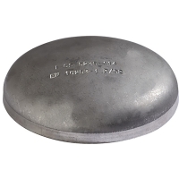 Fond bombé à souder en acier noir