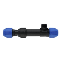 Raccord à compression télescopique avec sortie latérale filetée 90°