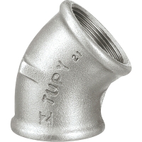 Coude 45° femelle femelle 120 galvanisé