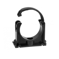 Collier de fixation pour tube PVC pression avec archet