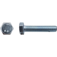 Vis tête hexagonale filetage total ISO 4017 classe 8,8 Zingué