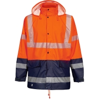 Veste haute visibilité DARIUS orange/marine
